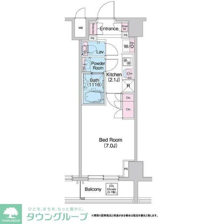 コンフォリア世田谷上馬の物件間取画像